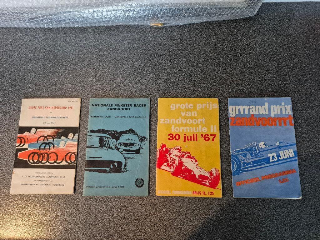 Vintage Zandvoort programma boekjes en 2 posters aangeboden, Ophalen of Verzenden, Gebruikt, Auto's