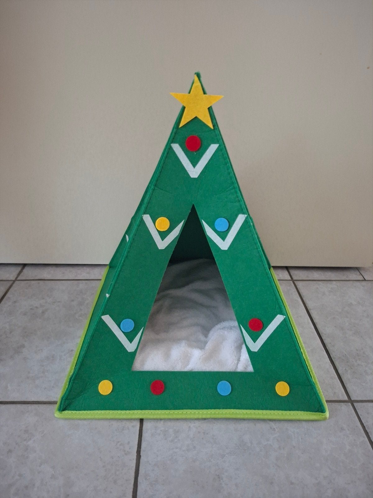 kerst kattentent (gebruikt voor poppen), Ophalen, Zo goed als nieuw, Overige materialen