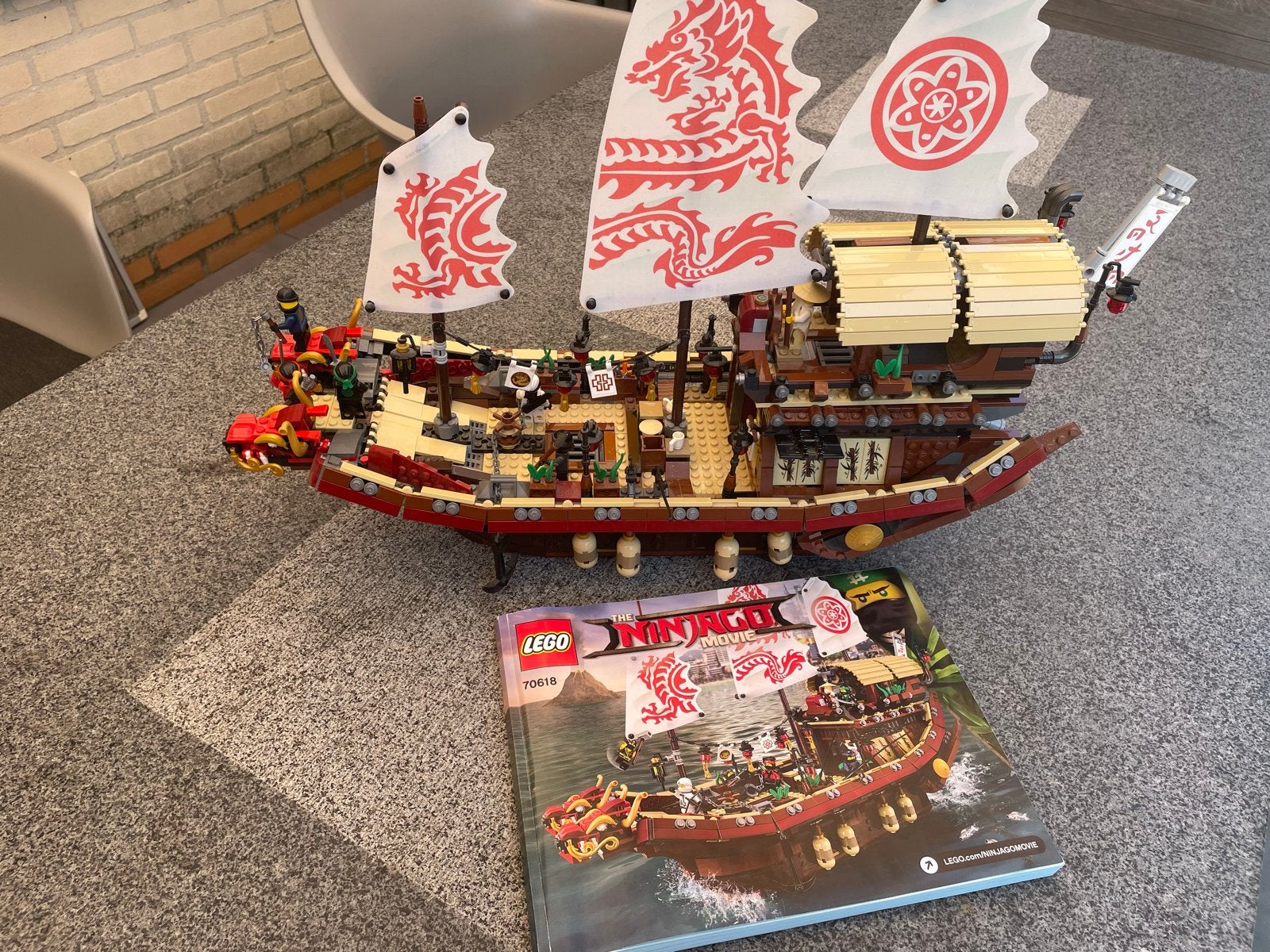 LEGO Ninjago Movie Destiny's Bounty (70618) - Compleet, Ophalen, Gebruikt, Lego, Compleet