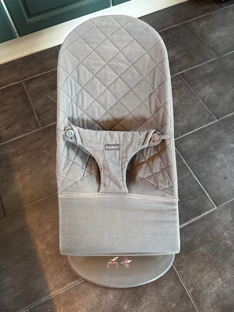 BabyBjörn Wipstoel Bliss - Grijs, Ophalen of Verzenden, Zo goed als nieuw