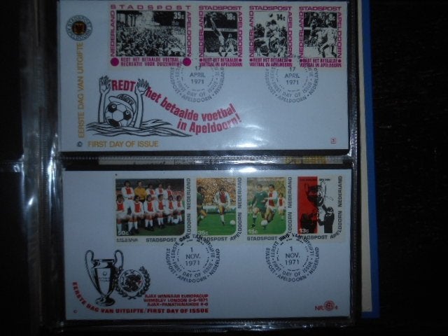 Stadspost Apeldoorn diverse FDC, Ophalen of Verzenden, Buitenland
