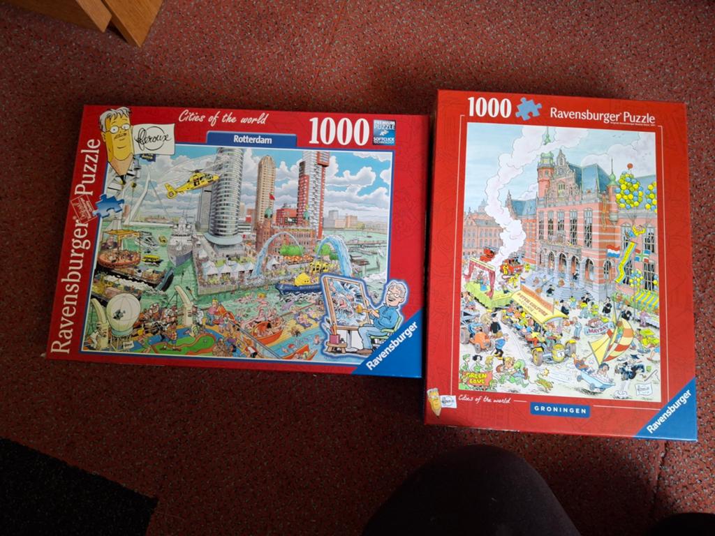 Ravensburger puzzels, Ophalen of Verzenden, 500 t/m 1500 stukjes, Zo goed als nieuw