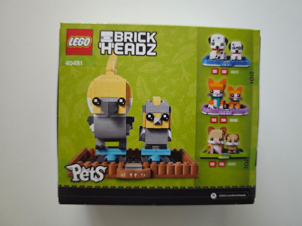40481 Lego BrickHeadz valkparkiet, Lego, Nieuw, Ophalen of Verzenden, Complete set