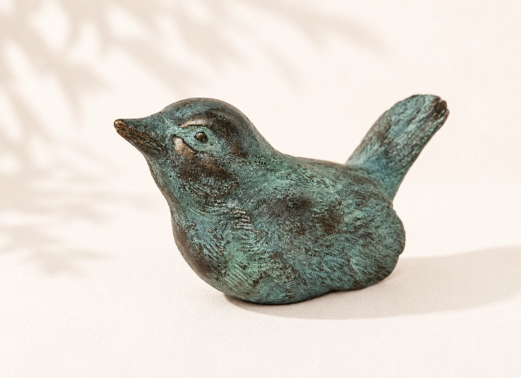 Bronzen Mus / brons, Tuin en Terras, Tuinbeelden, Dierenbeeld, Nieuw, Info@huisentuindecoratiemarie.nl, Huis en tuin decoratie marie