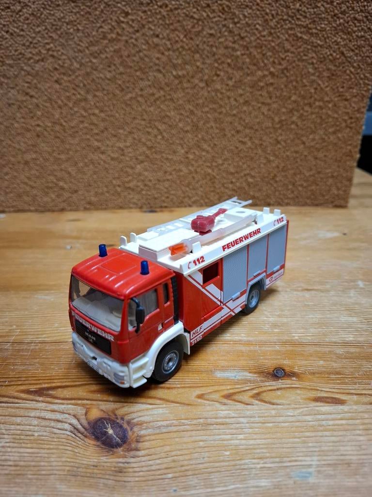 Siku MAN brandweer, Ophalen of Verzenden, Gebruikt, Bus of Vrachtwagen, SIKU
