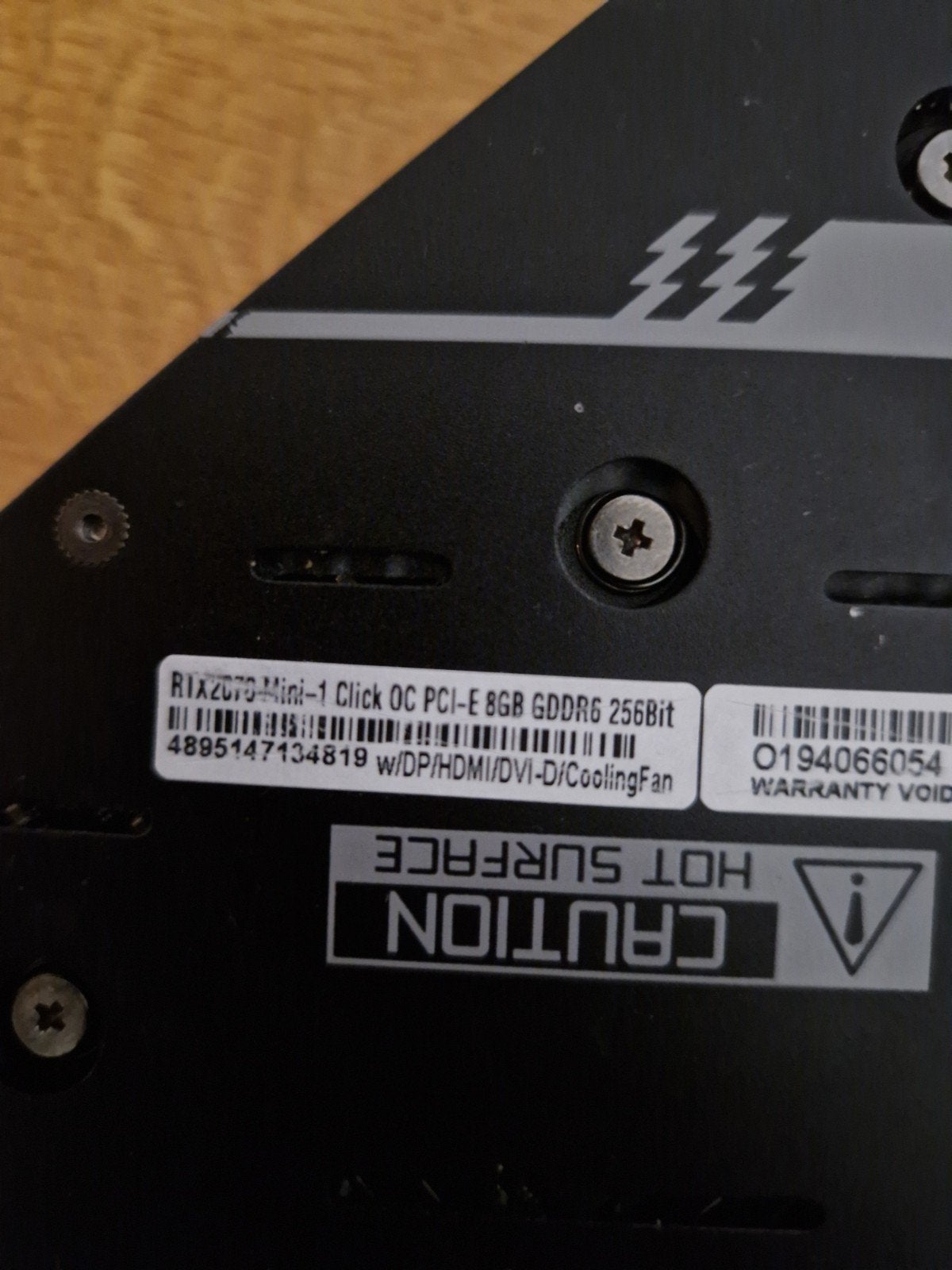 RTX 2070 Mini 8gb GDDR6 (Defect), Computers en Software, Ophalen, PCI-Express 3, Gebruikt, GDDR6