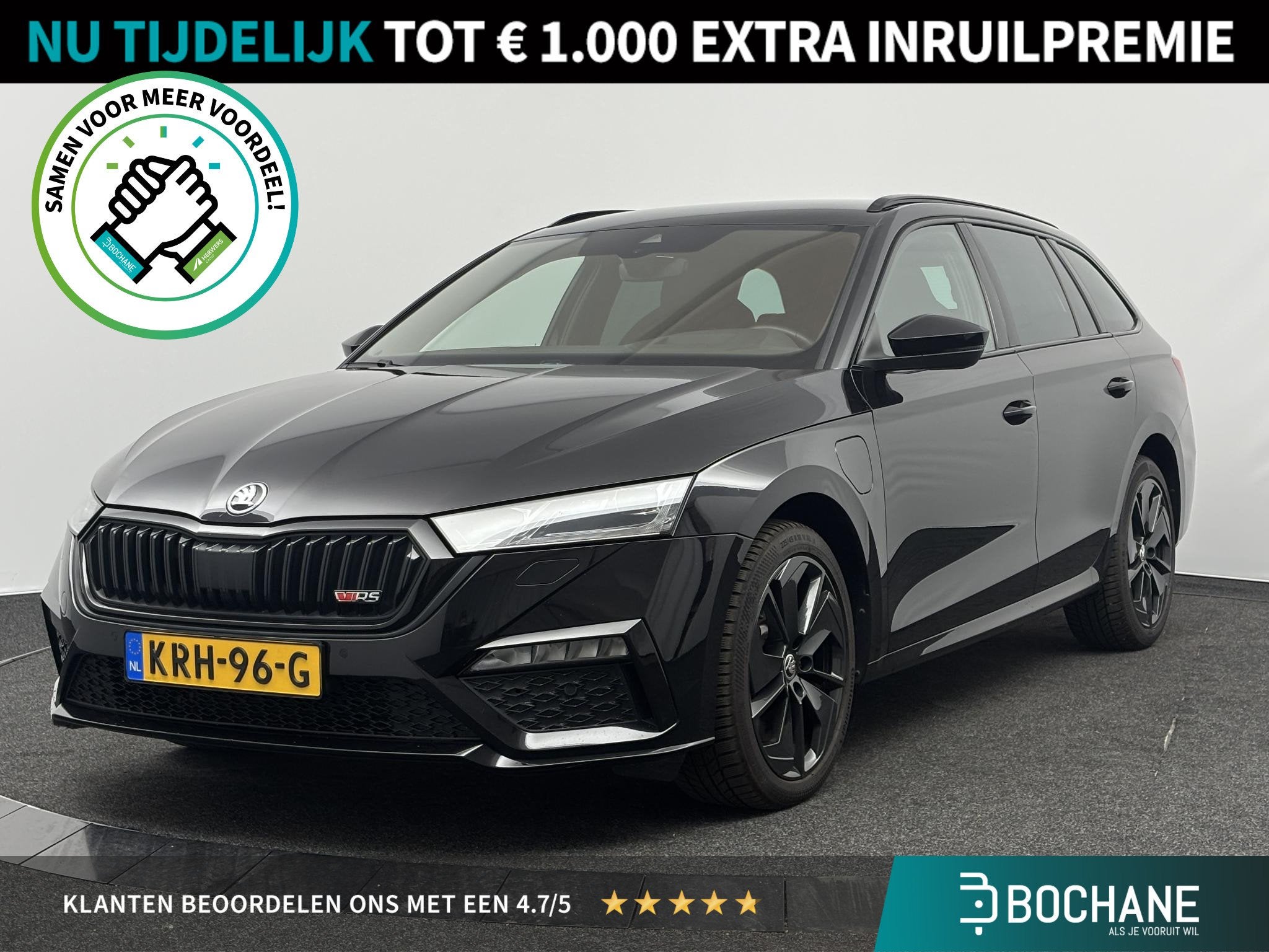 Skoda Octavia Combi 1.4 TSI 245pk PHEV iV RS | Stoel & Stuur