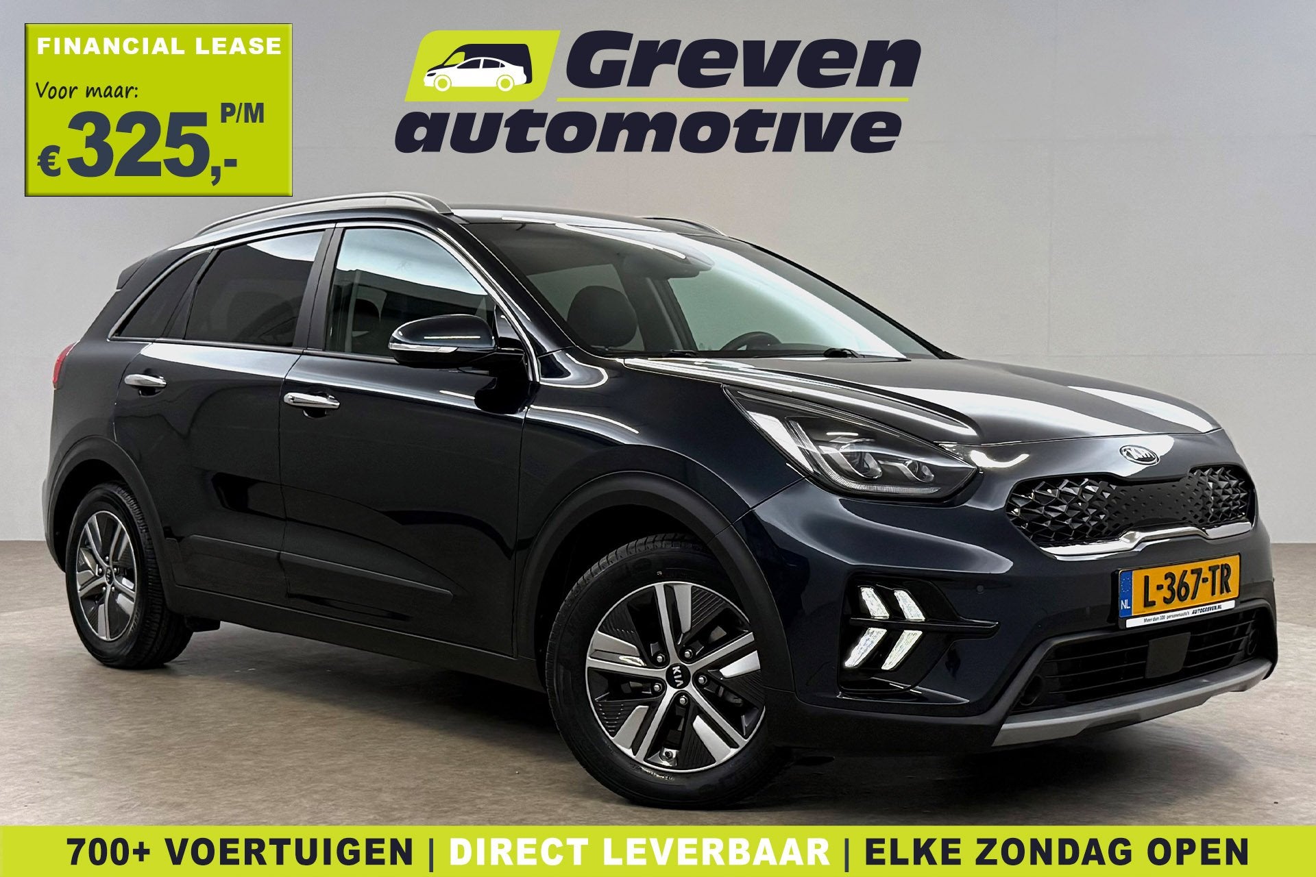 Kia Niro 1.6 GDi Hybrid DynamicPlusLine | Camera | Virtual |, Gebruikt, Euro 6, Blauw, 1390 kg