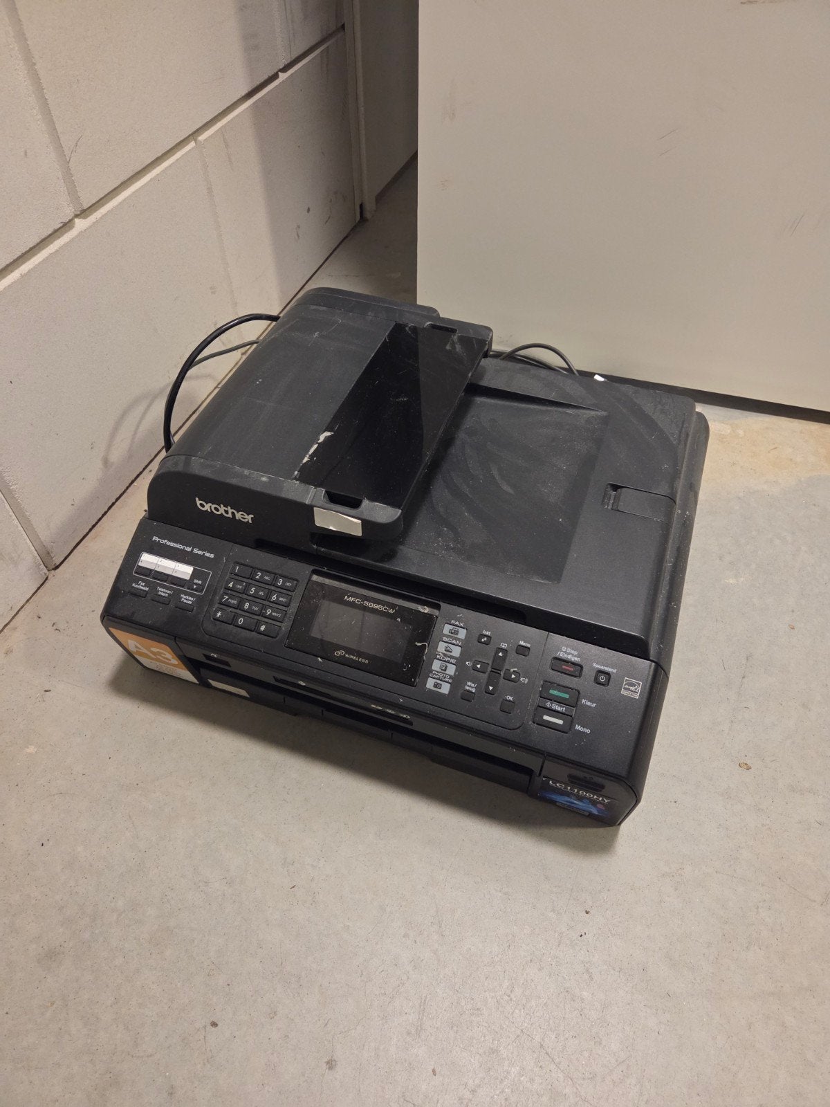 Brother MFC-5895CW Printer Scanner A4 A3, Ophalen, Inkjetprinter, All-in-one, Brother