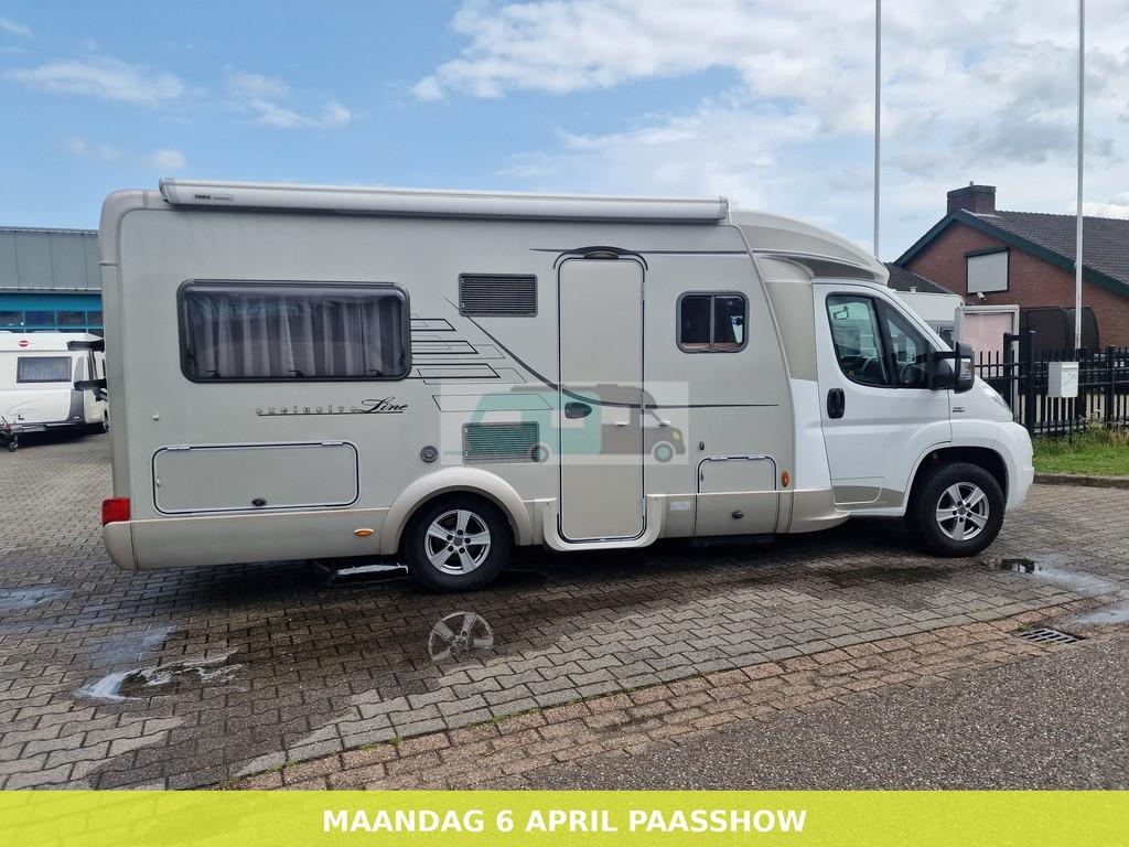 Hymer T 654 Cl exclusive line 2010 (bj 2010), Caravans en Kamperen, Ringverwarming, Overige brandstoffen, Bedrijf, Tot en met 3