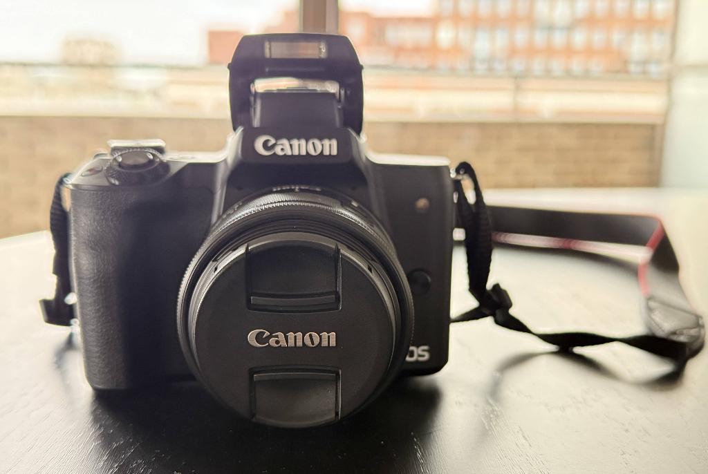 Canon EOS M50 met 15-45mm lens, Ophalen of Verzenden, Zo goed als nieuw, Canon, 8 keer of meer