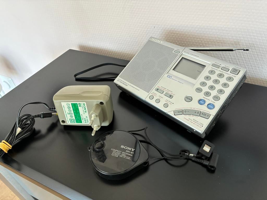 Sony ICF SW 7600GR wereldontvanger All Mode, Ophalen of Verzenden, Zo goed als nieuw