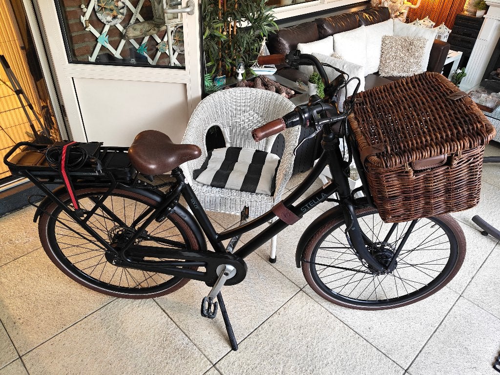 STELLA DOLCE Superior FDST Elektrische Transport Damesfiets, (Extra) lage instap, Zo goed als nieuw, 50 tot 53 cm, Schijfrem