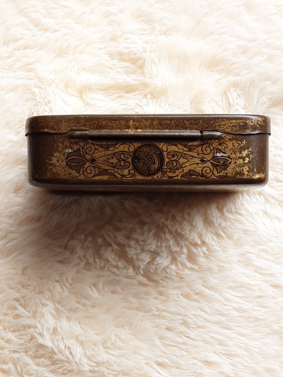 LOUIS DOBBELMANN , Tabaksblikje. C.A. 1890., Ophalen of Verzenden, Gebruikt, Overige