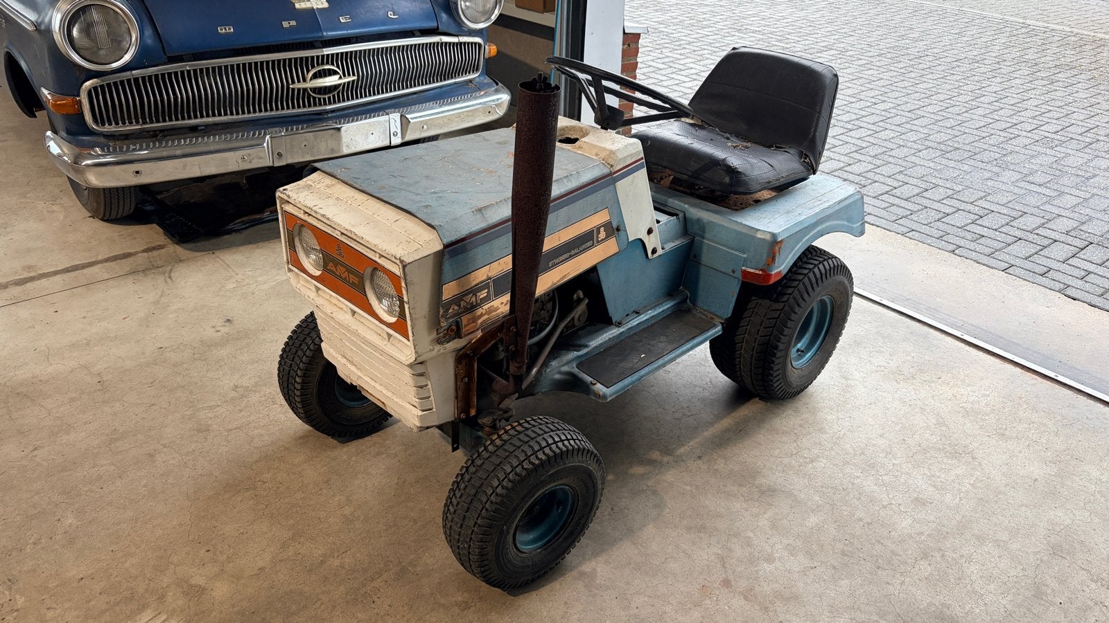 AMF 836 Vintage Tuintractor | Briggs & Stratton | Compleet, Ophalen, Gebruikt, Versnellingen, Minder dan 90 cm