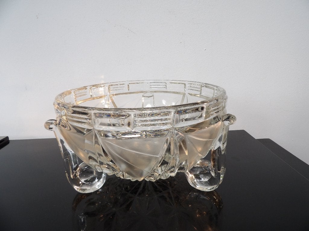 Gave Art Deco Schaal/Coupe Libochovice/SKLO Tsjechië