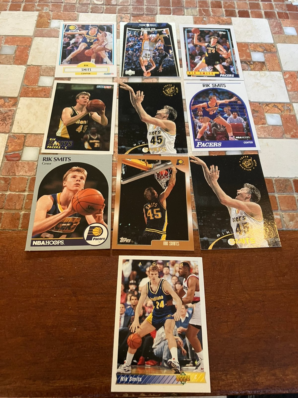 Rick Smits nba kaartjes, Hobby en Vrije tijd, Stickers en Plaatjes, Ophalen of Verzenden, Zo goed als nieuw, Meerdere plaatjes
