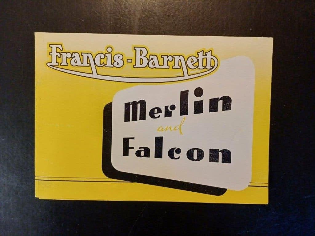Francis-Barnett Merlin Falcon 1951 folder dealer brochure, Verzenden, Overige merken