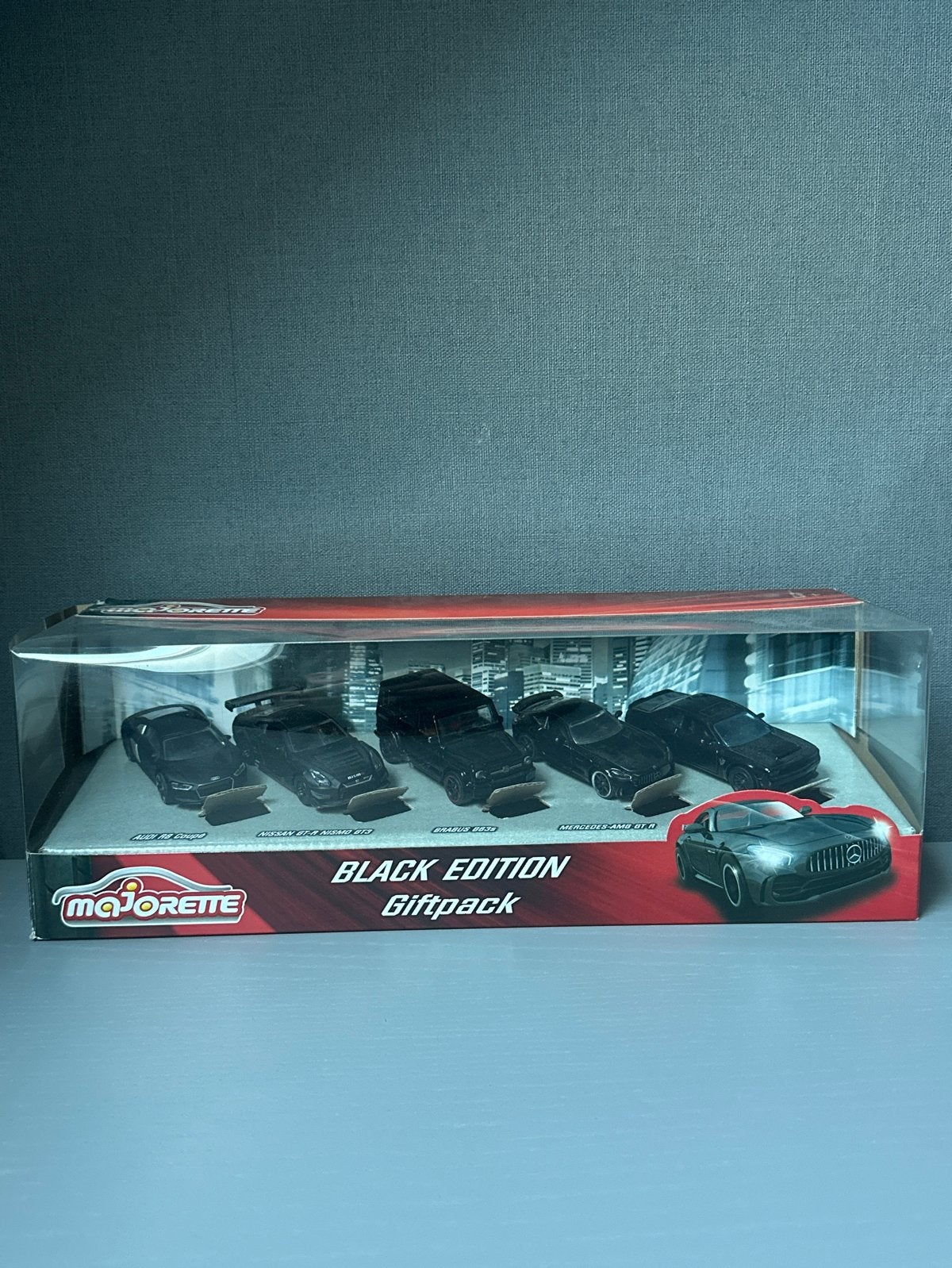 Majorette Black Edition Giftpack - 5 Zwarte Speelgoedauto's, Ophalen, Nieuw