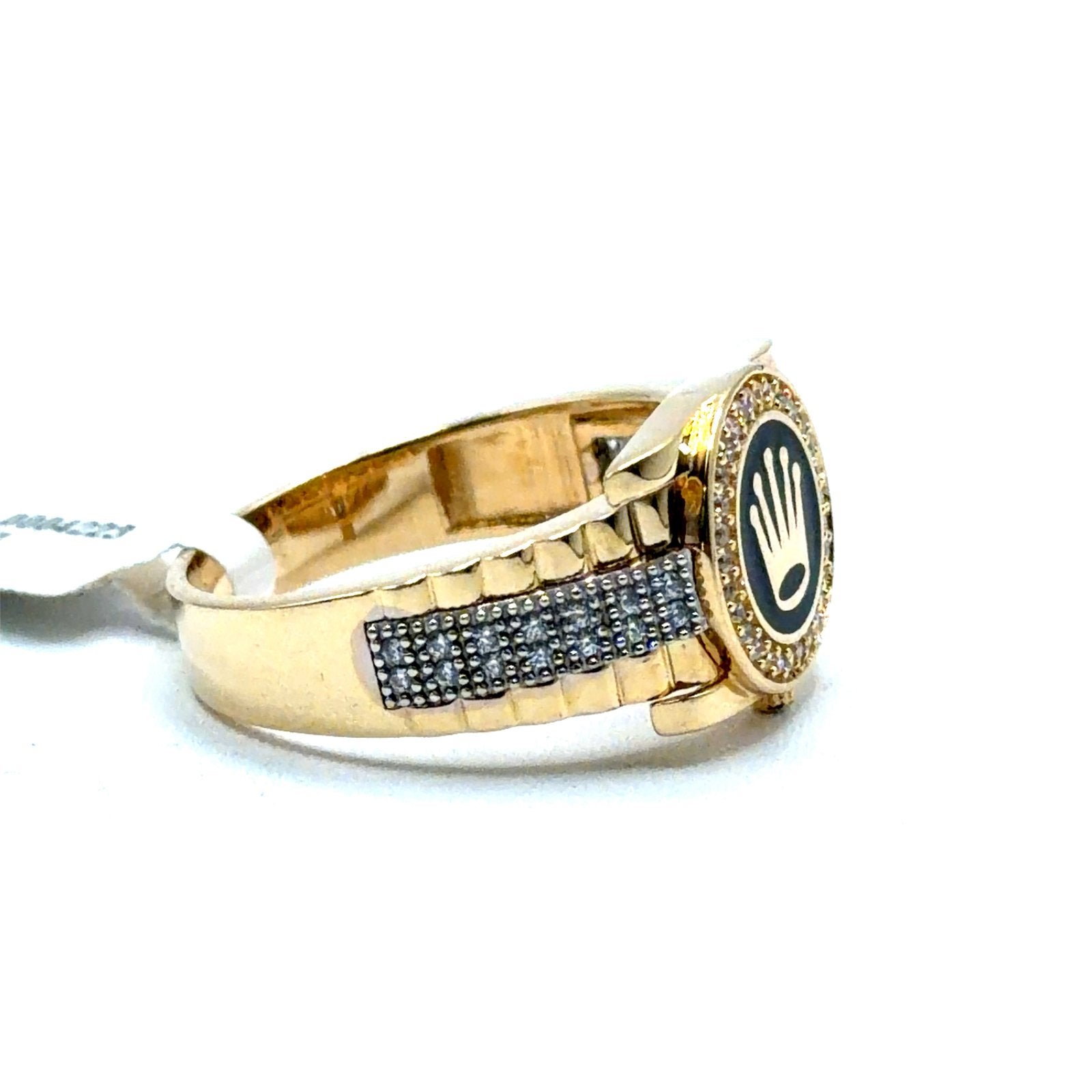 Gouden Rolex ring 14karaat, 19 tot 20, Nieuw, Ophalen of Verzenden, W