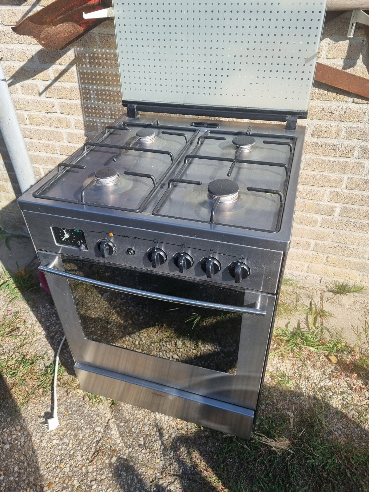 gasfornuis, Ophalen, Vrijstaand, Gas, 4 kookzones