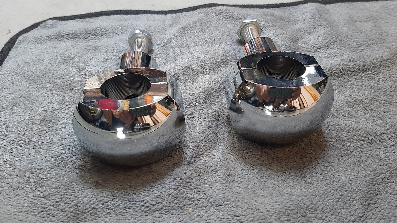 Chromen Risers 1 inch / 25 mm stuur, 2 inch / 5 cm hoog, Ophalen of Verzenden