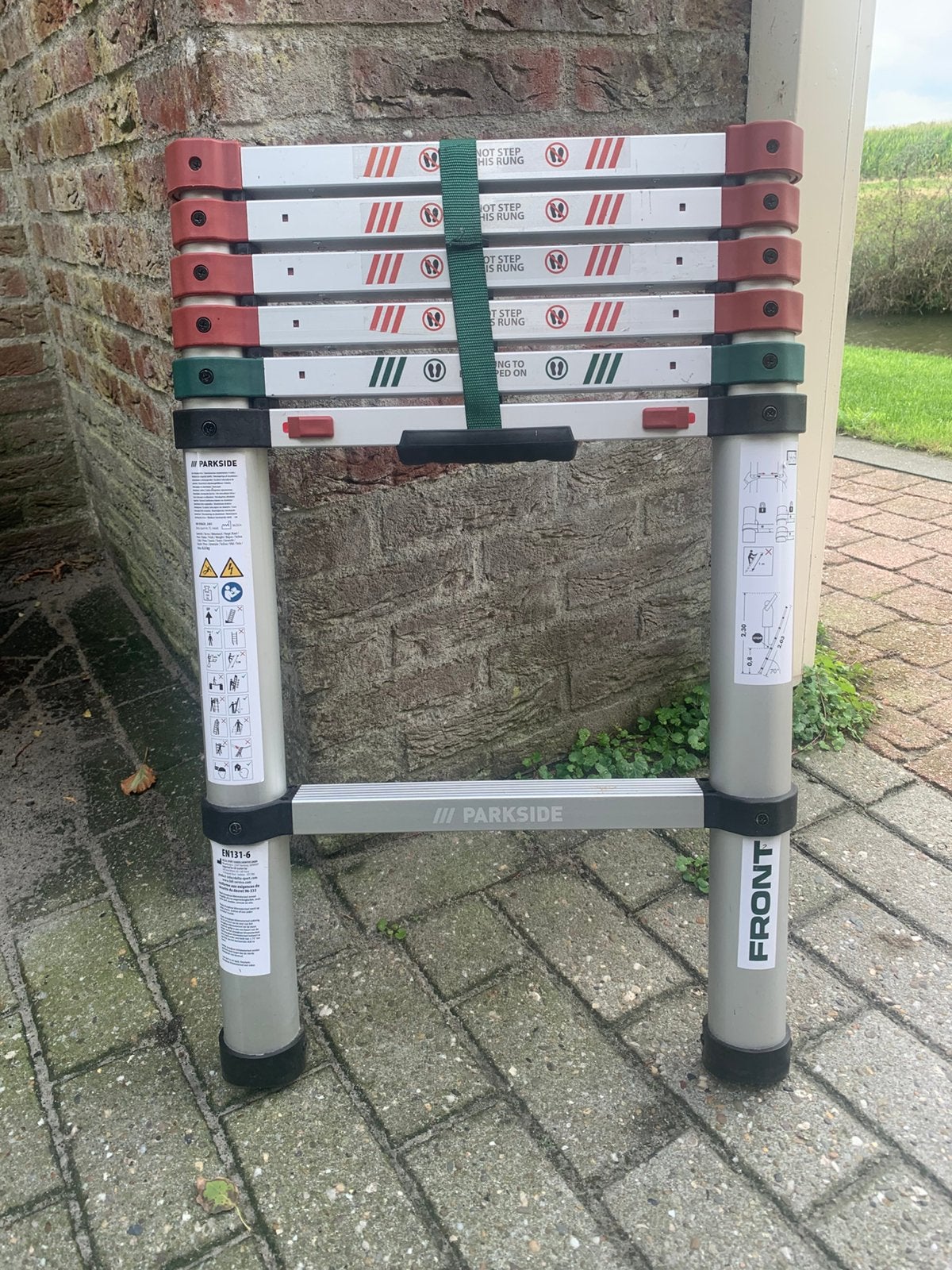 Telesoop ladder, Doe-het-zelf en Verbouw, Ophalen of Verzenden, Opvouwbaar of Inschuifbaar, 2 tot 4 meter