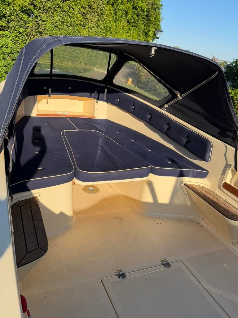 Clever viking 575 mariner 15pk 4takt helmstok koopje €7750,-, Ophalen, 10 tot 30 pk, Zo goed als nieuw, 3 tot 6 meter