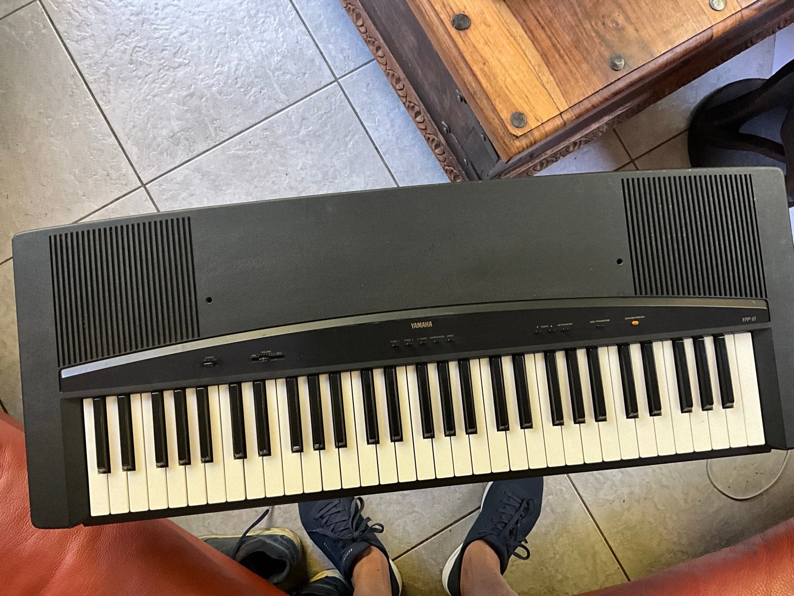 Yamaha YPP-15 Elektronische Piano - Ophalen in Grootebroek, Muziek en Instrumenten, Piano's, Gebruikt, Zwart, Digitaal, Ophalen of Verzenden