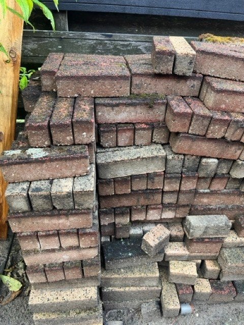 gratis tuintegels, Ophalen, Gebruikt, 5 tot 10 m², Beton