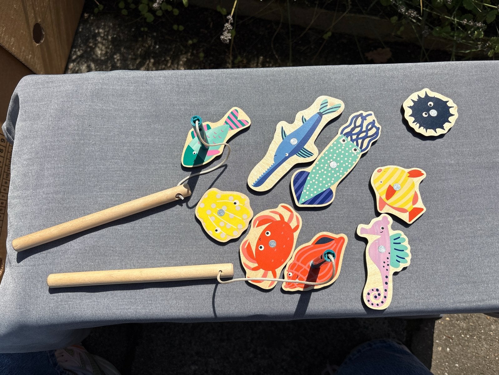 Houten magnetisch visspel voor kinderen, Ophalen of Verzenden, Gebruikt, Jongen of Meisje