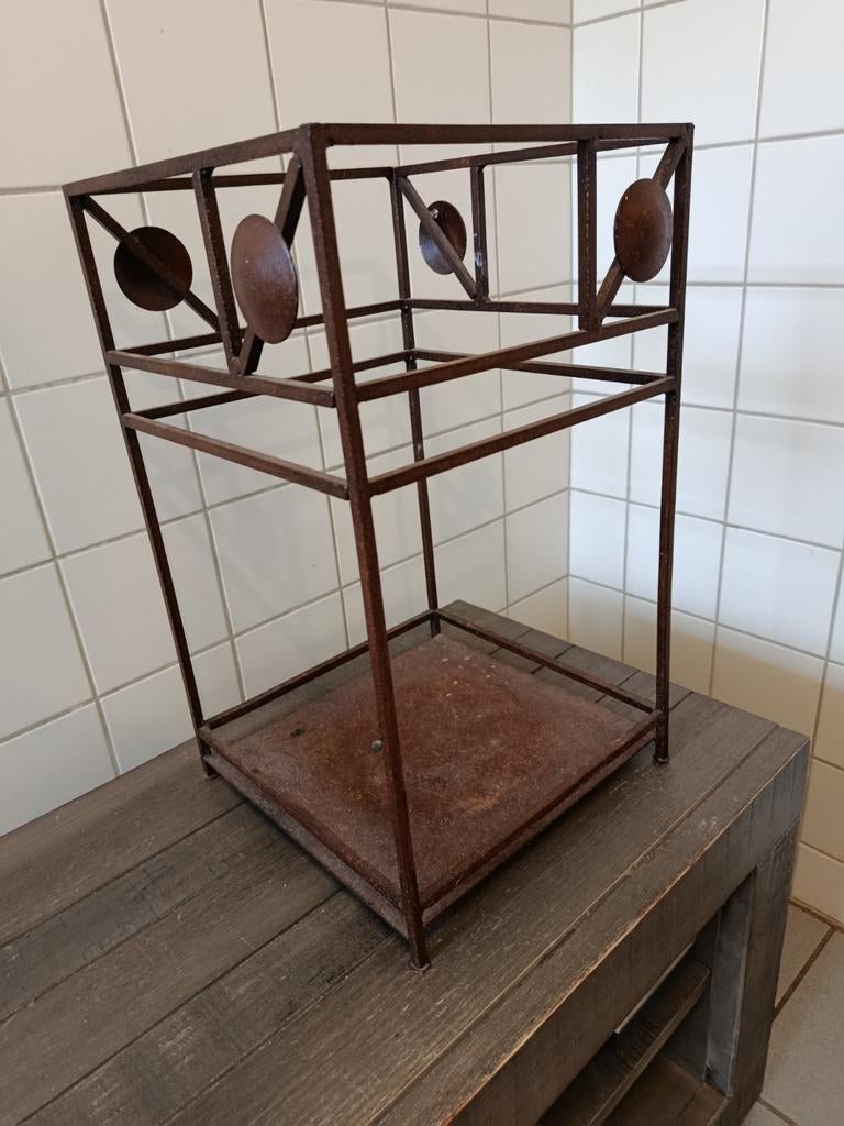 Metalen paraplubak - 50x30x30 cm, Ophalen of Verzenden, Gebruikt, Metaal