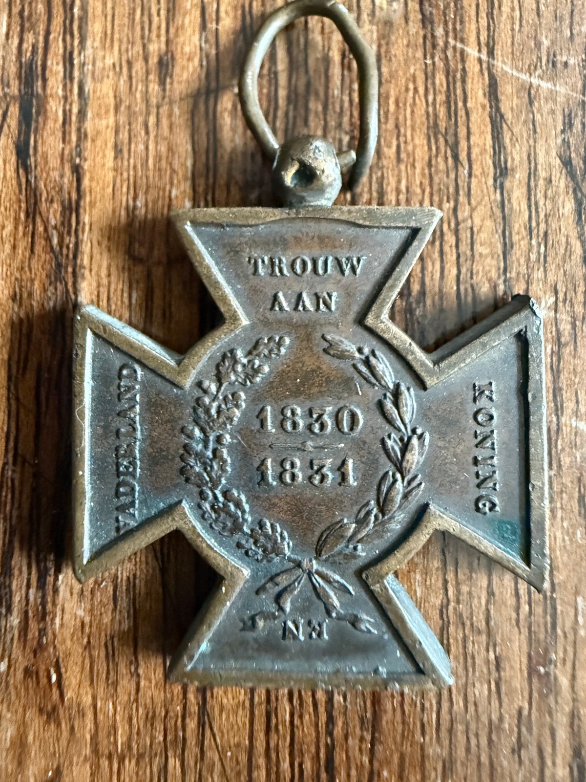 Het Metalen Kruis 10-daagse veldtocht 1830-1831, Ophalen of Verzenden, Brons
