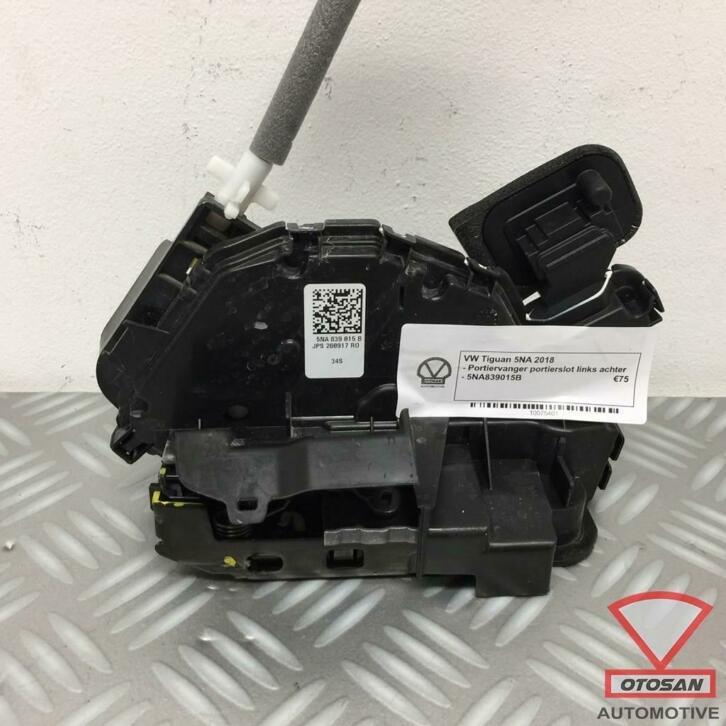 vw tiguan 2018 deurslot portierslot links achter 5na839015b, Gebruikt, Volkswagen, Volkswagen AG, Achter