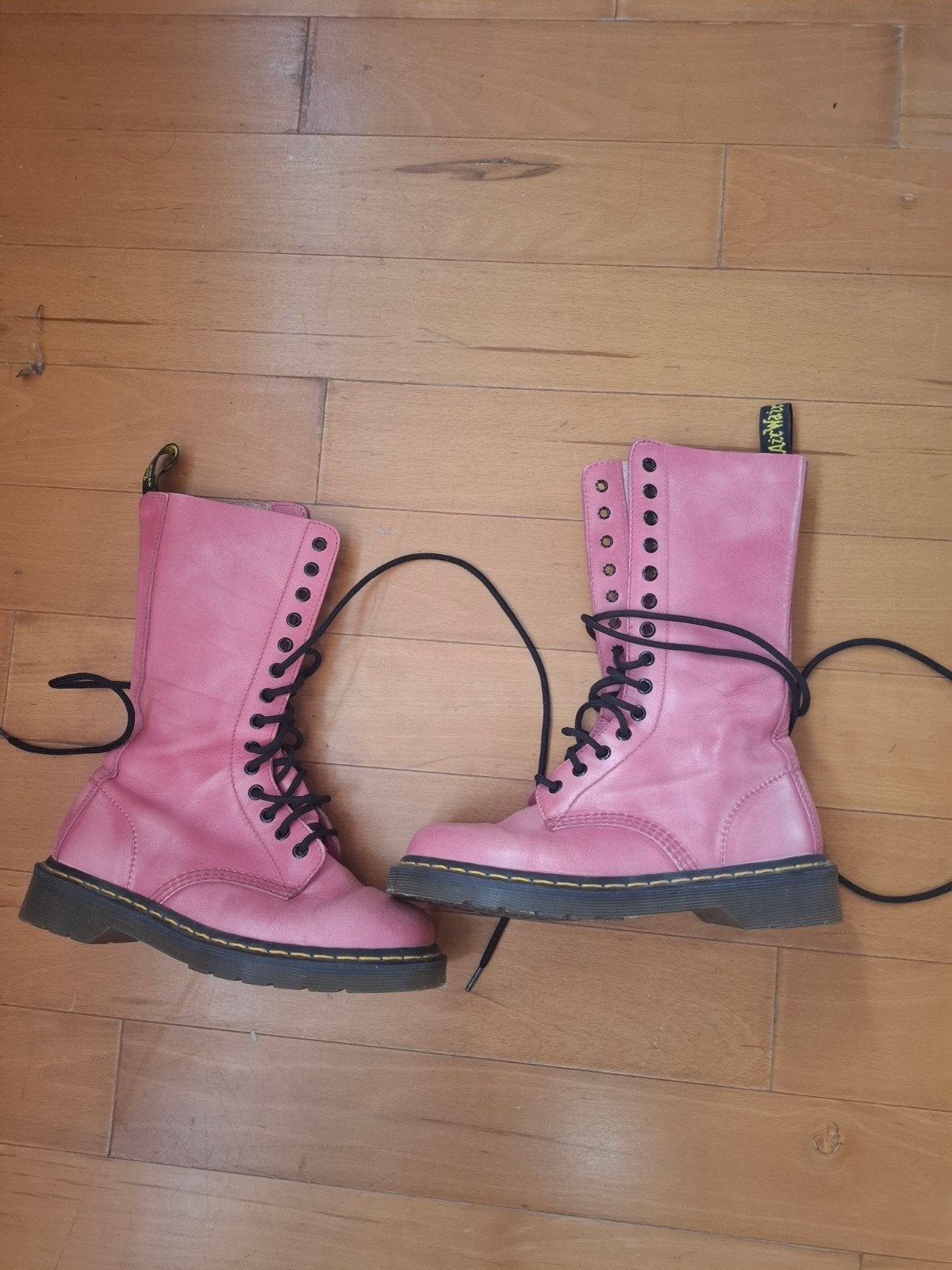Roze Dr. Martens Laarzen - Maat 38, Kleding | Dames, Hoge laarzen, Ophalen of Verzenden, Dr. Martens, Roze