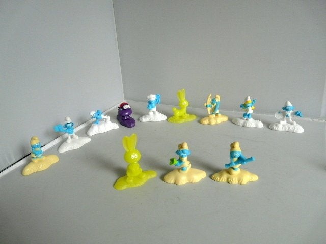 McDonalds 2017 # 12 verschillende smurfen, Verzamelen, Ophalen of Verzenden, Zo goed als nieuw, Verschillende Smurfen, Poppetje, Figuurtje of Knuffel