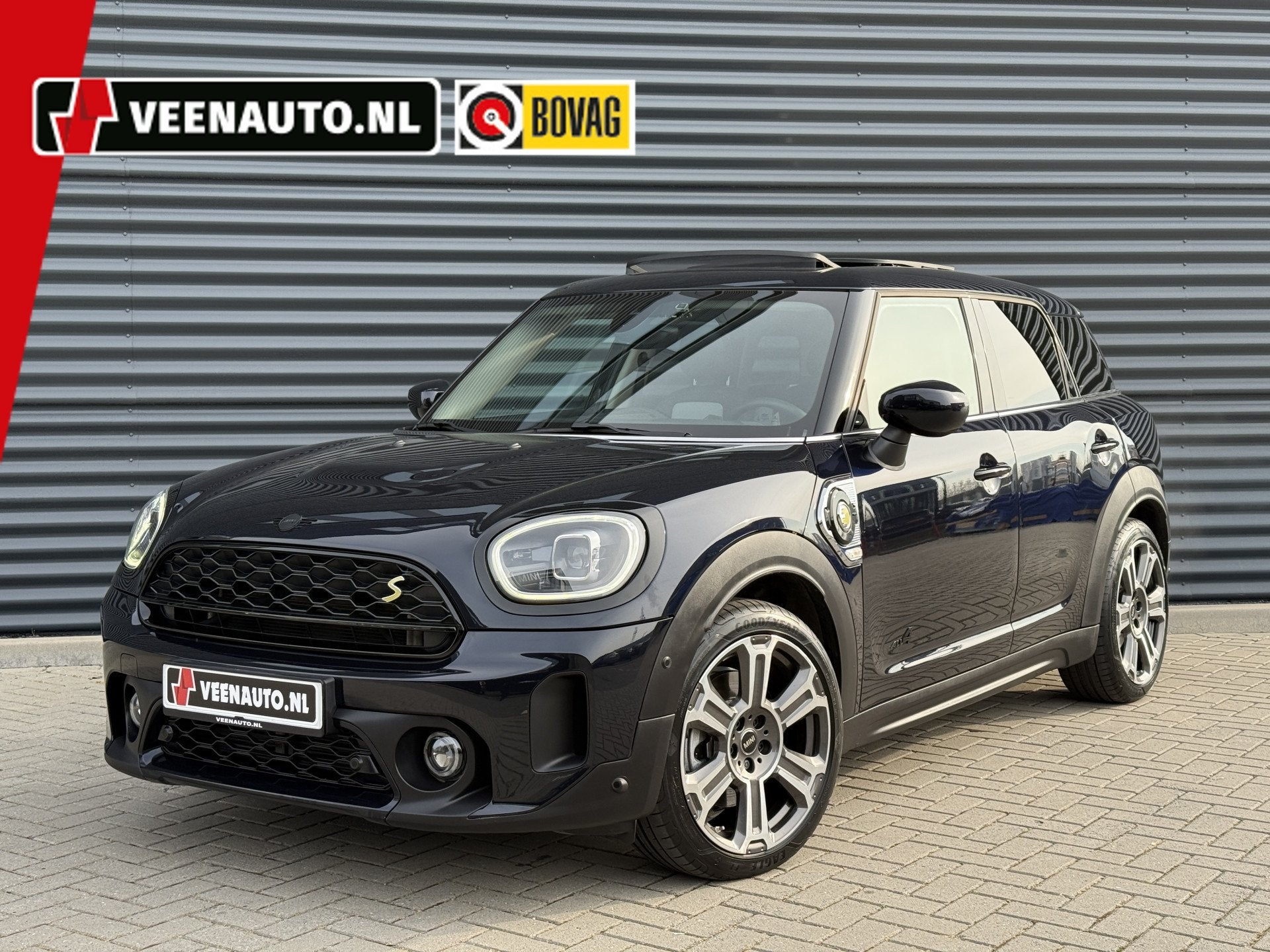 MINI Countryman 2.0 Cooper SE ALL4 Pano/Leder/H&K/Camera/ele, Auto's, Mini, Automaat, Dealer onderhouden, Gebruikt, Zwart