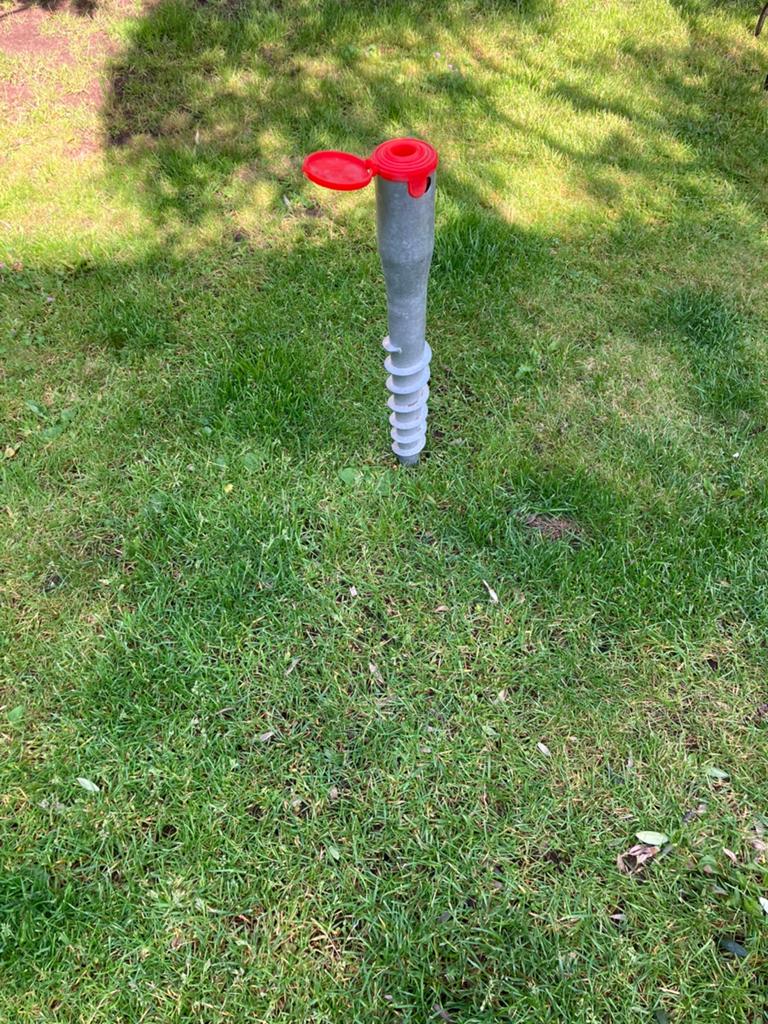 Parasol steun met vulringen voor alle maten parasols, Ophalen of Verzenden
