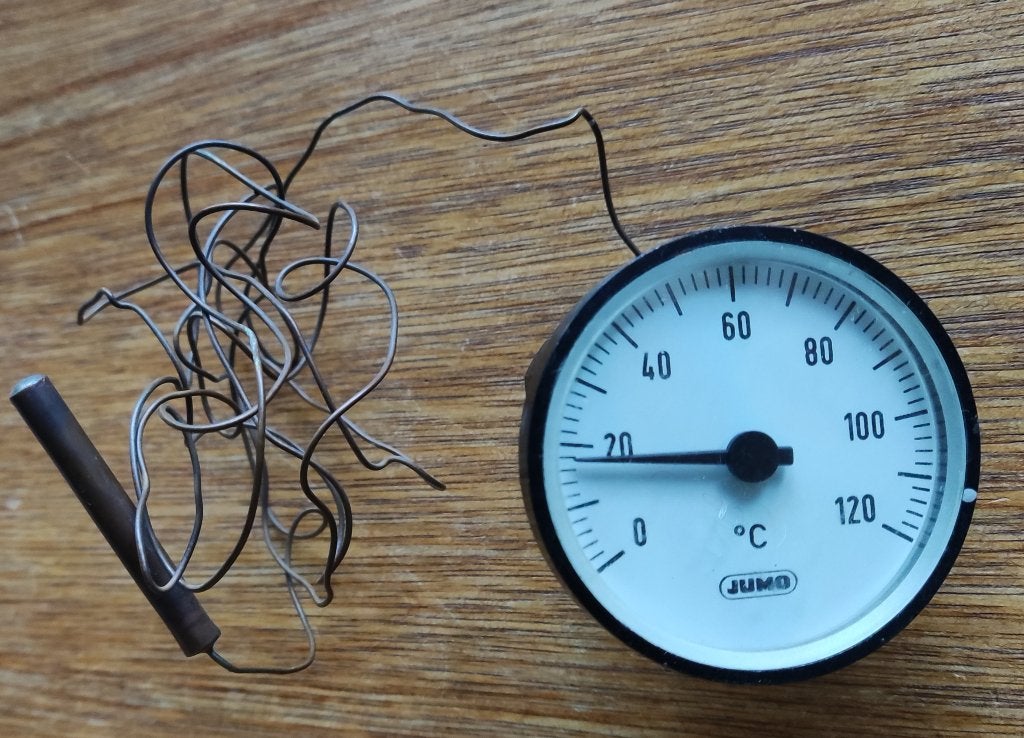 Manometer Juno druk- of spanningsmeter, Ophalen of Verzenden, Gebruikt