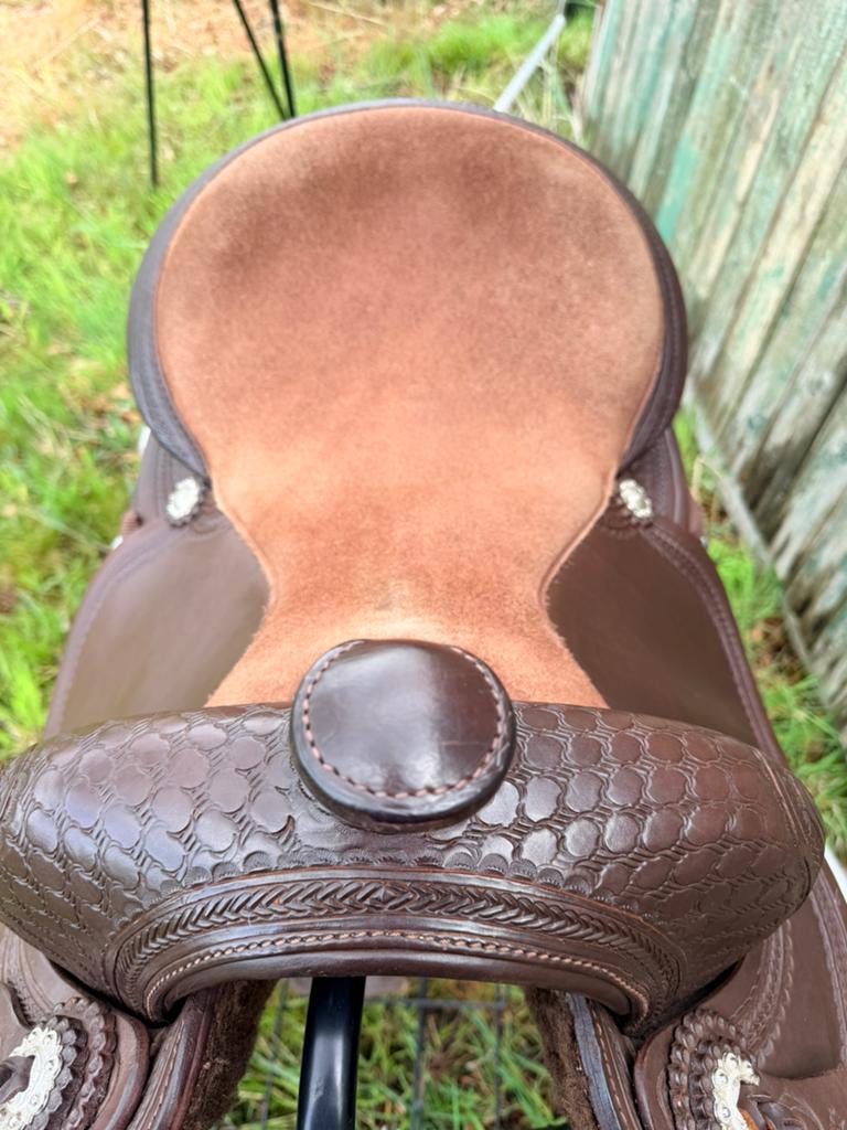 Edix Django 17”, Dieren en Toebehoren, Paarden en Pony's | Zadels, Ophalen of Verzenden, Gebruikt, Western