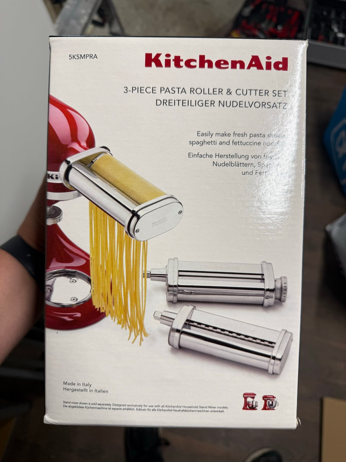 KitchenAid 3-delige Pasta Roller & Cutter Set (5KSMPRA), Ophalen of Verzenden, Nieuw