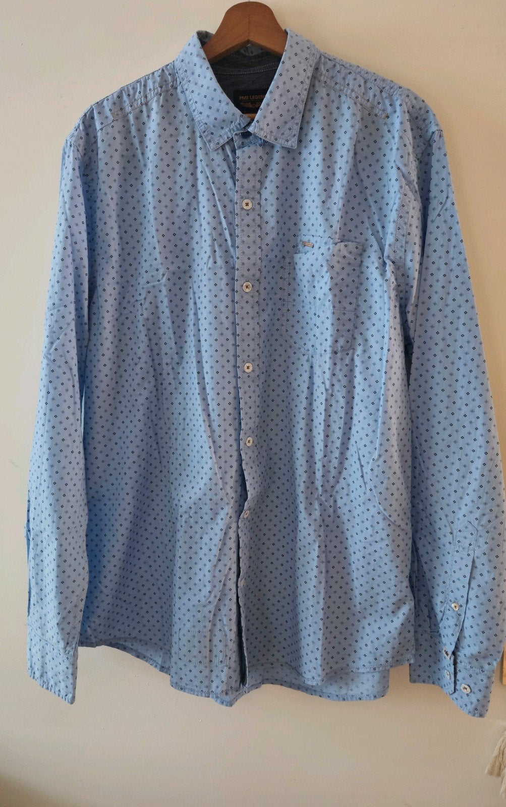 pme legend overhemd, Kleding | Heren, Blauw, Ophalen of Verzenden, Zo goed als nieuw, Overige halswijdtes