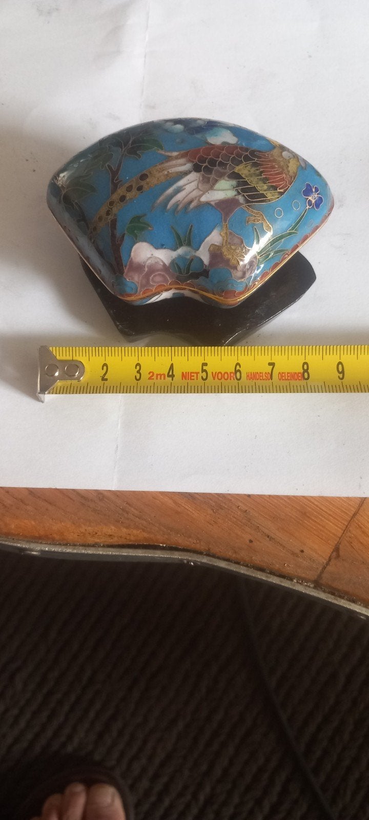 cloisonne doosje, Ophalen of Verzenden