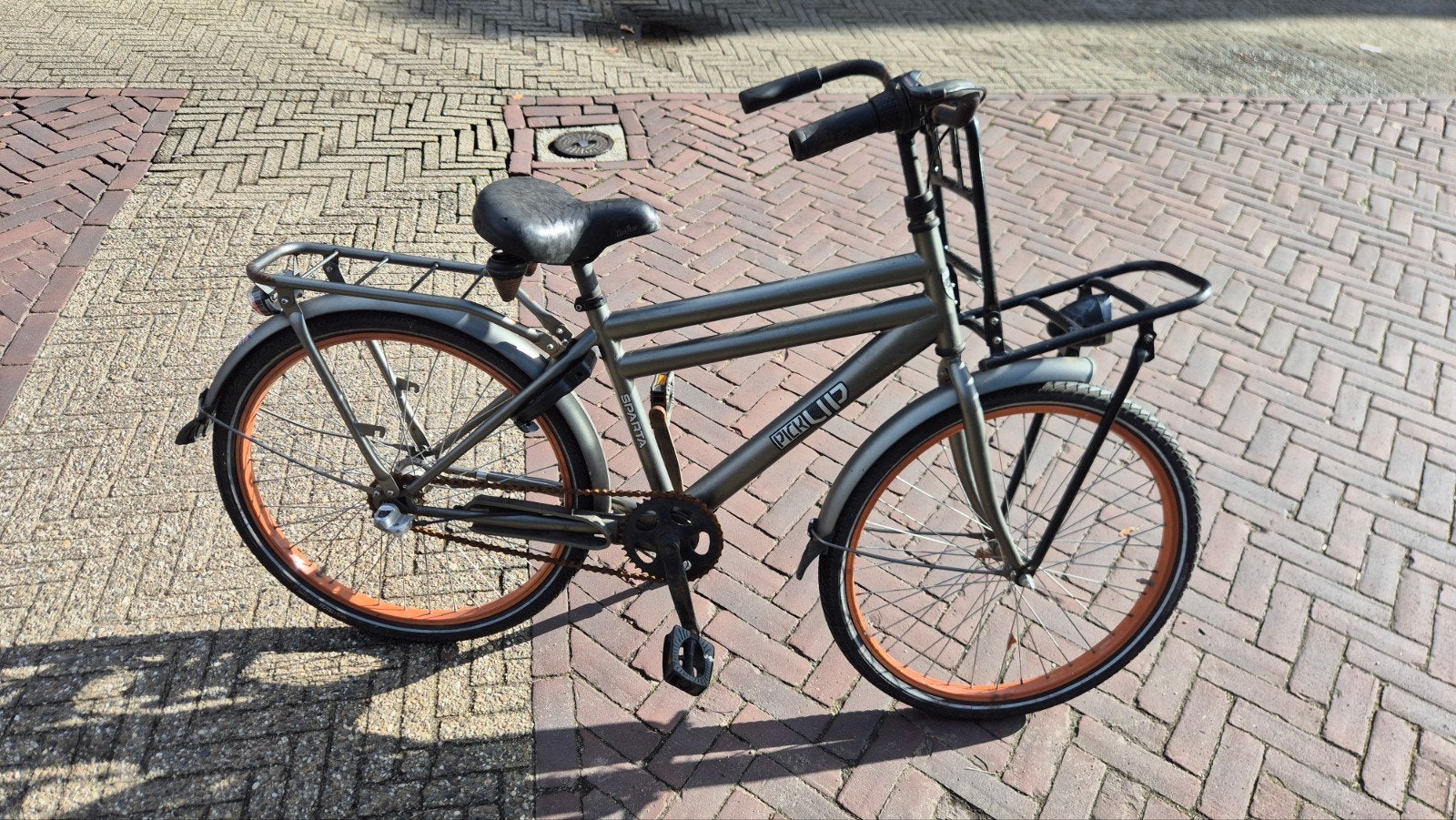 Sparta Pick-Up jongensfiets fiets jongens fiets 24 inch, Terugtraprem, Sparta, Gebruikt, Versnellingen