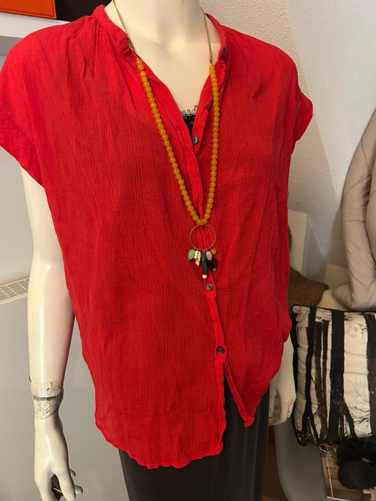 Pomandere blouse mt 40 nieuw, Maat 38/40 (M), Verzenden, Nieuw, Korte mouw