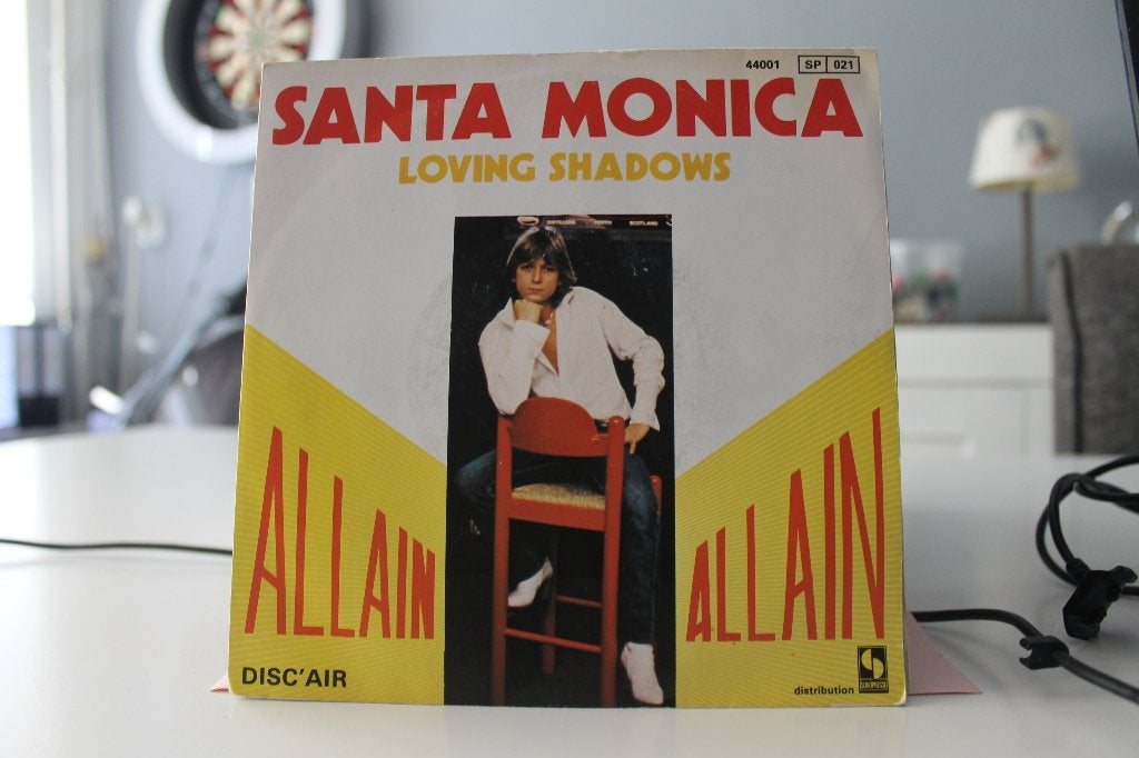 7" Single Allain - Santa Monica / Loving Shadows, Gebruikt, 7 inch, Ophalen of Verzenden, Pop