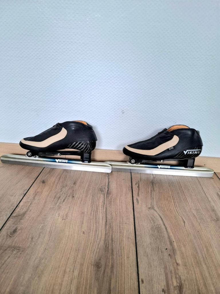 Viking Silver II klapschaatsen met 16,5" icon ijzers maat 41, Sport en Fitness, Schaatsen, Ophalen of Verzenden, Zo goed als nieuw