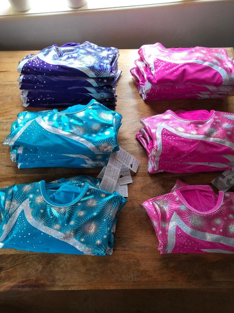 Turnpakjes/turnpakje van The Zone diverse maten en kleuren, Sport en Fitness, Turnen, Maat 36 t/m 42, Ophalen of Verzenden, Nieuw