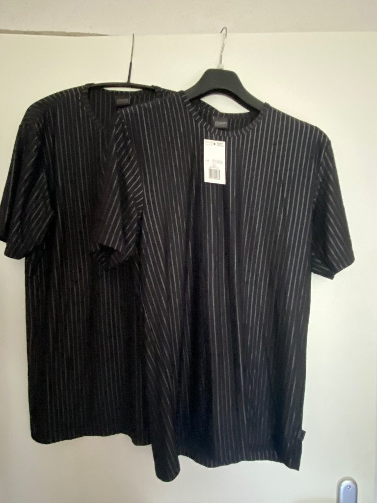 Nieuw Schiesser 2x Shirt Hemd mt 6 Verzenden kan, Kleding | Heren, Ondergoed, Ophalen, Zwart, Schiesser, Overige typen
