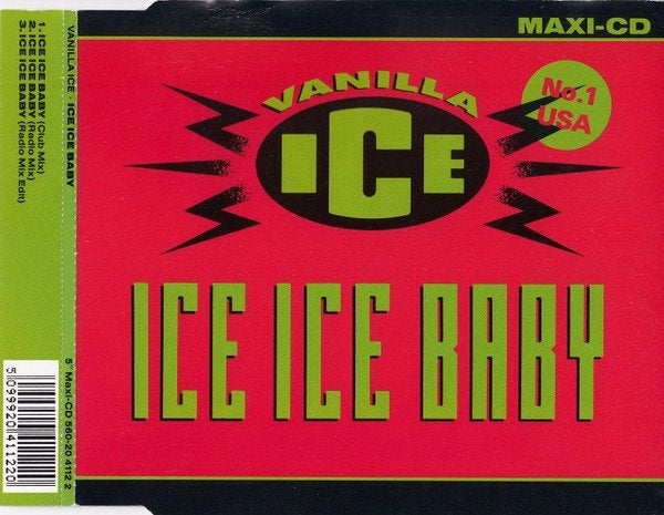 Vanilla Ice - Ice Ice Baby, Ophalen of Verzenden, Zo goed als nieuw